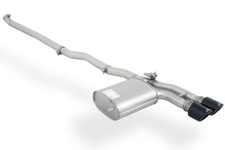 REMUS Sportauspuff Komplettanlage Mini Cooper S F55 mittig je 1x102mm Carbon