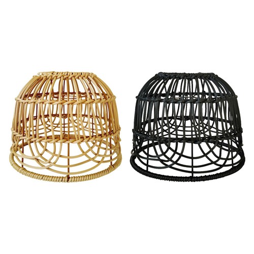 Lampenschirm aus rattan - aus,
