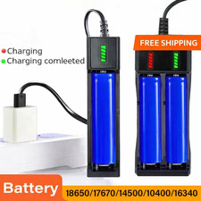 Battery Charger 4 Slots Dual