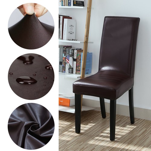 Leder stuhlhussen stretch - leder,