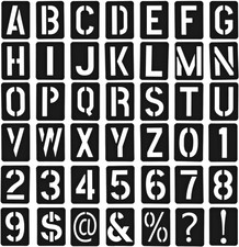 42 Stück 7.7cm Buchstaben