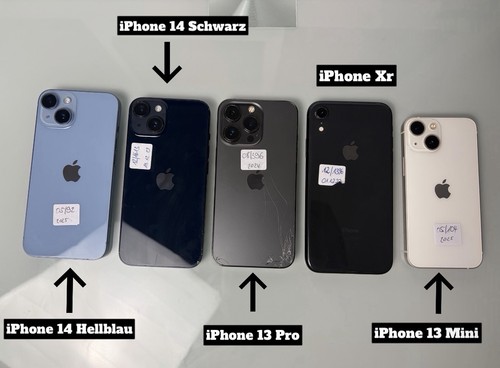 Konvolut von iphones - von,