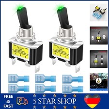 2er Wippschalter LED 12V 30A