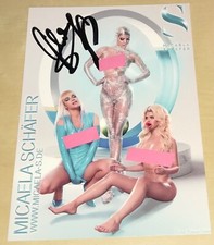 Micaela Schäfer Orig signierte Autogrammkarte Autogramm Karte Model Big Brother