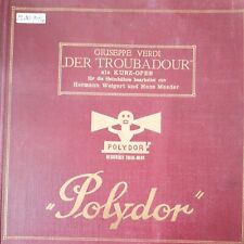 Schellackplatte 4 x Kurz-Oper