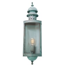 Außen Wand Lampe Grün antik