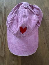 Anita Hass Cap Herz rot rosa Damen - getragen - super Zustand