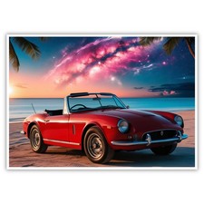 Fahrzeug Auto A4 Kunstdruck