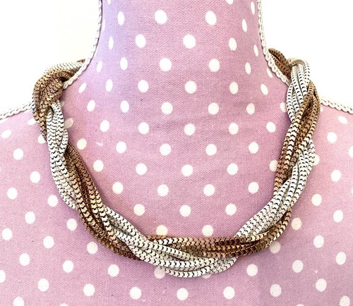 Collier gedrehte halskette - collier,