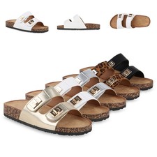 Damen Pantoletten Sandalen