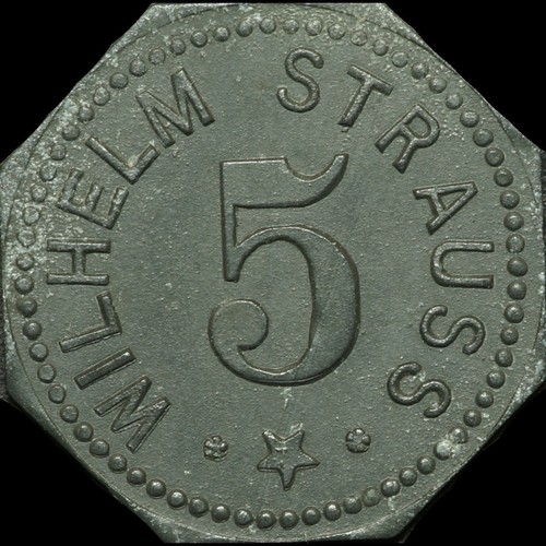 Notgeld pfennig wilhelm - pfennig.,