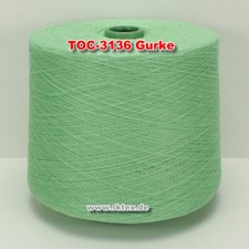 3136 Gurke TVU Ocean Nm 30/2  Baumwolle Acryl Strickgarn Häkelgarn Garn Kone