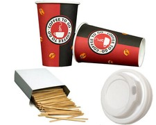 Kaffee Hartpapier + Deckel