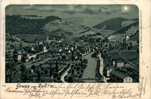 Gruss aus zell - zell,