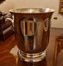 Ercuis France versilberter Wein-/Sektkühler. Französischer Eiskübel.