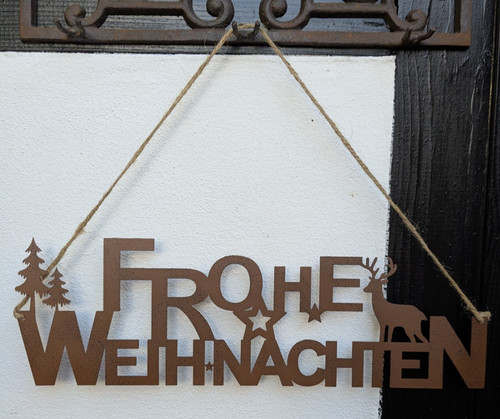 Schriftzug frohe - ,