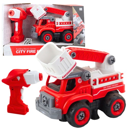 Feuerwehrauto mit drehbarem