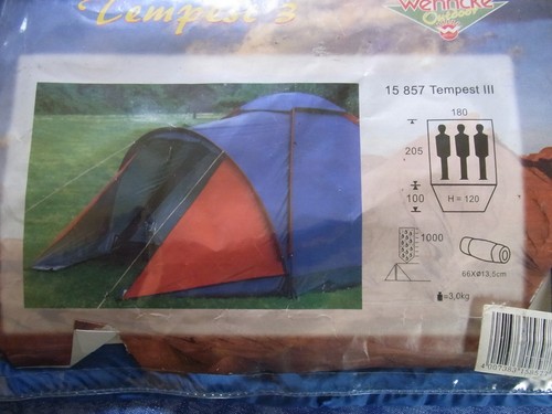 Personen kuppelzelt tempest - 3,