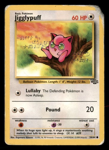 Pokemon jigglypuff 64 - jigglypuff, 54/64