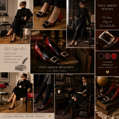 Paul green pumps lackleder rot - paul,