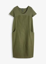 Kleid aus leichtem Leinen-Mix