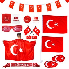Türkei Fan Artikel Flagge Hand Fahne Türkiye Bayrak Türkische Deko Auto-Flagge 