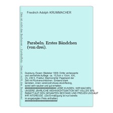 Parabeln. Erstes Bändchen