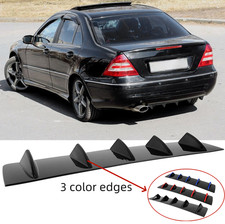 Heckdiffusor Heckansatz Heck Diffusor Schwarz glänzend für MERCEDES C W203