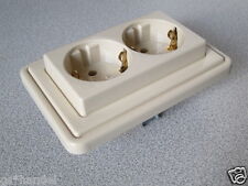 KOPP Steckdose Doppel 2-fach STANDARD VISION creme-weiss UP Unterputz Schuko Duo