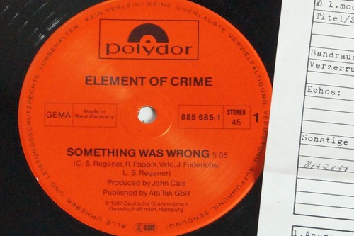 Element crime something - crime, -something