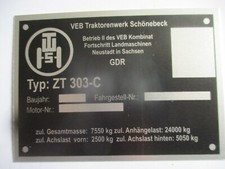 Nameplate tractor progress ZT