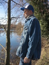 Herren Jeansjacke Blue Jeans blau 90er Jacke TrueVINTAGE 90s denim jacket blue