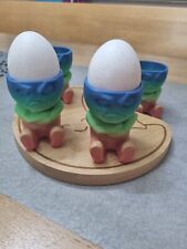 Lustiger Eierbecher Grumpy GRUMMEL Frühstücksei 4er Set - In allen Farben