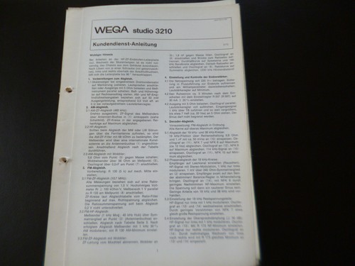 Original service manual - original,