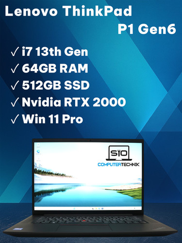 Lenovo thinkpad gen6 - thinkpad, p1