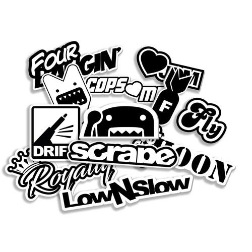 Jdm sticker set japan - jdm,