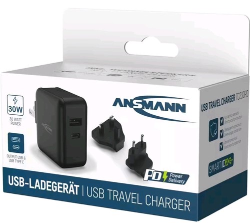 Ansmann travel charger usb - travel,