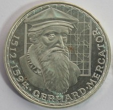 BRD 5 DM 1969 F Gerhard Merkator Deutsche Mark Silber J#408, KM#127