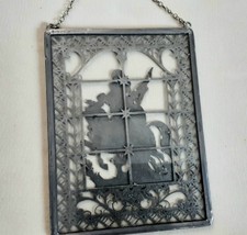 Fensterbild Zinn Heilige Georg