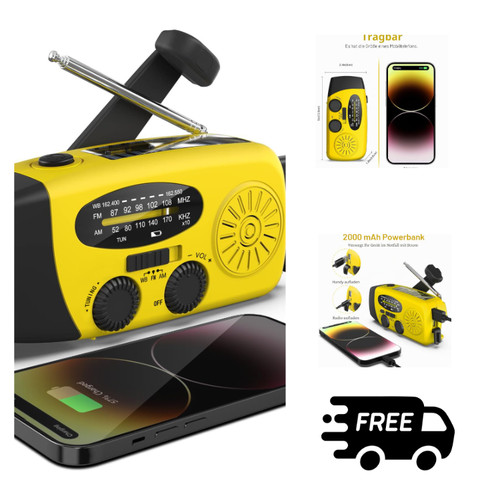 Solar radio tragbar - solar,