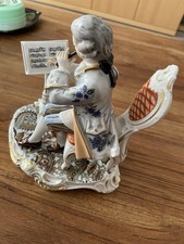 Porzellanfigur Musiker mit