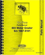 Galion 503 Motor Grader Parts