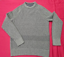 Pullover Marco Polo - grün - mit Wollanteil - eingelaufen jetzt Gr. M (oder S)
