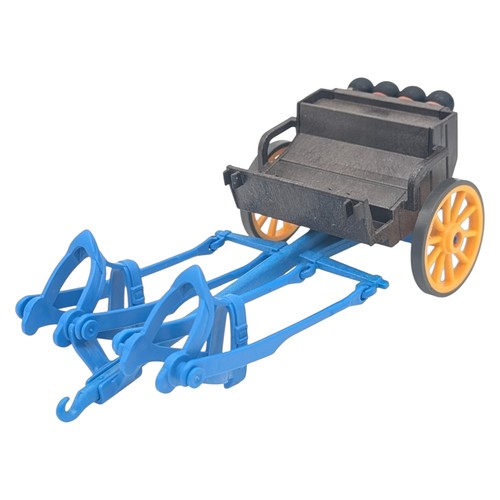 Playmobil pferdewagen braun - pferdewagen,