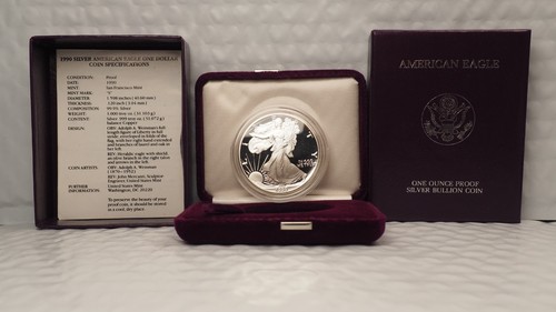 1990 american silver - 1990-s, $1