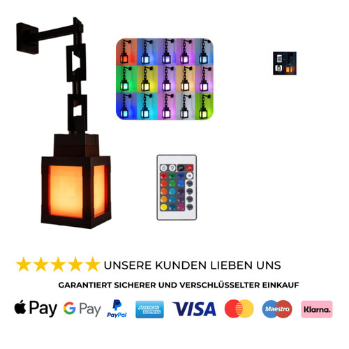 Led fackel wandlampe - led,