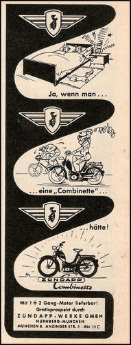 Zündapp combinette werbung - ,
