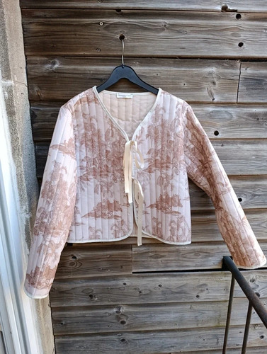 Steppjacke beige canvas - steppjacke,