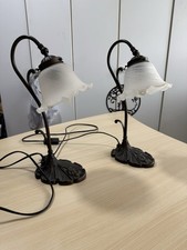 Tischlampe Metall bronziert 39