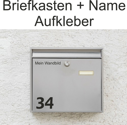 Briefkasten aufkleber mit - aufkleber,